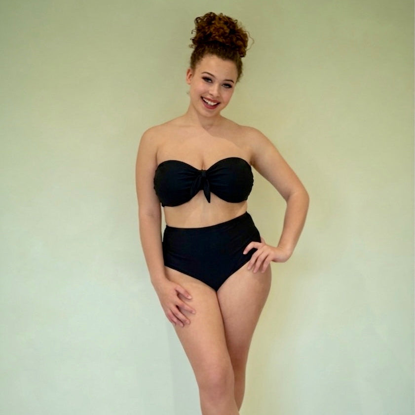 The Class Black Bandeau Multiway Top