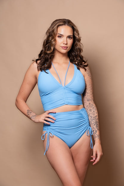 Azur Poolblue Multiway Halter Bikini Top