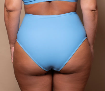Azur Poolblue High Waist Bikini Briefs
