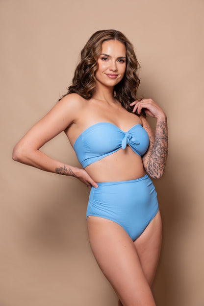 Azur Poolblue High Waist Bikini Briefs
