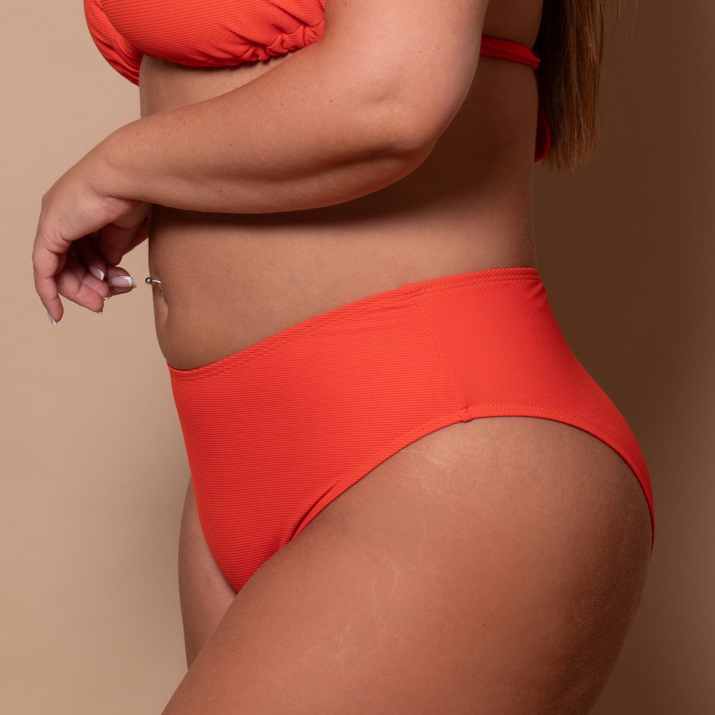 Azur Orange Bikini Briefs