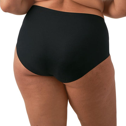 black highwaist woman's lingerie brief