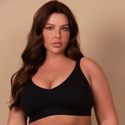 The Class Full Bikini Top black full coverage bikini top with adjustable straps and buckle closure