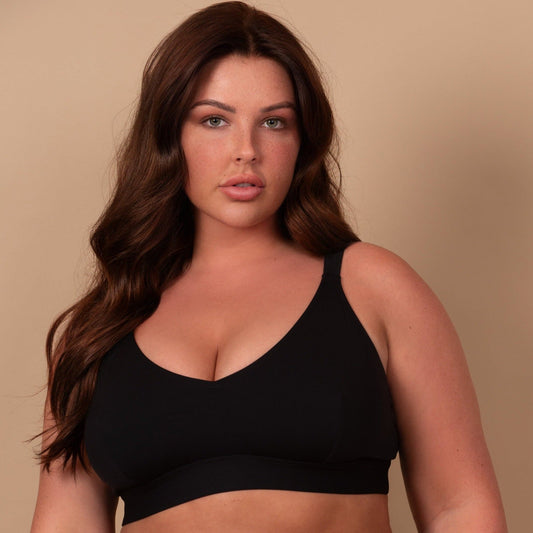 The Class Full Bikini Top black full coverage bikini top with adjustable straps and buckle closure