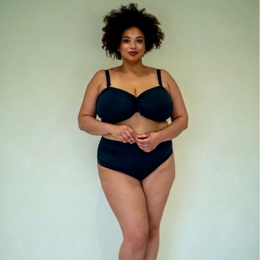 The Class Black Bandeau Multiway Top
