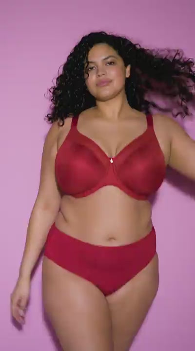Elomi Smooth - underwired bra - Red