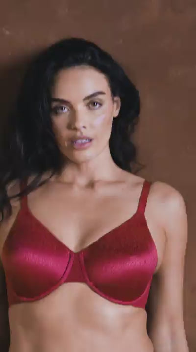 Wacoal - Back Appeal - underwired T-shirt bra - Regina Red